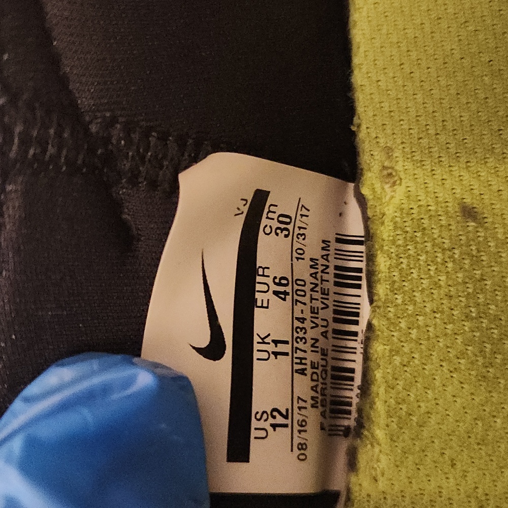 NIKE AIR HUARACHE DRUFT BLACK VOLT. Size 12 - Picture 2 of 12